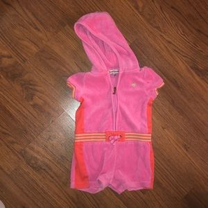 Juicy terry cloth romper